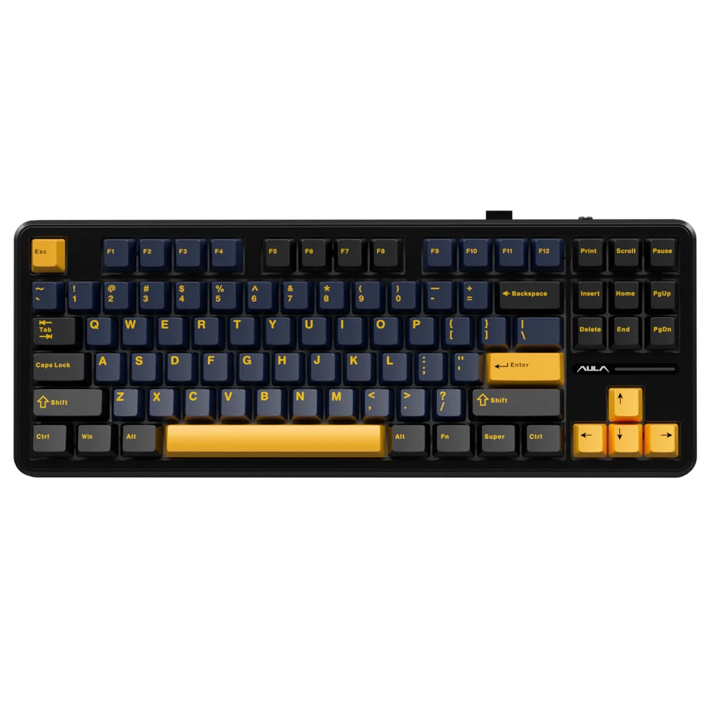AULA F87 Pro 75% TKL Mechanical Gaming Keyboard – Wireless, Hot-Swap, RGB, Bluetooth, Gasket Mount, New 2024 Colors