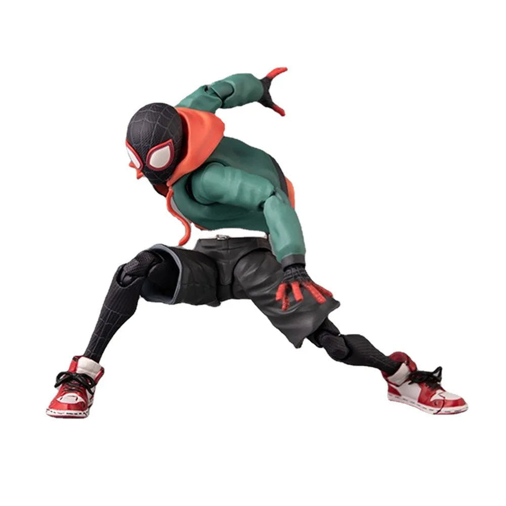 Miles Morales Spider-Man Action Figure — Into the Spider-Verse Collectible Toy for Kids Gift