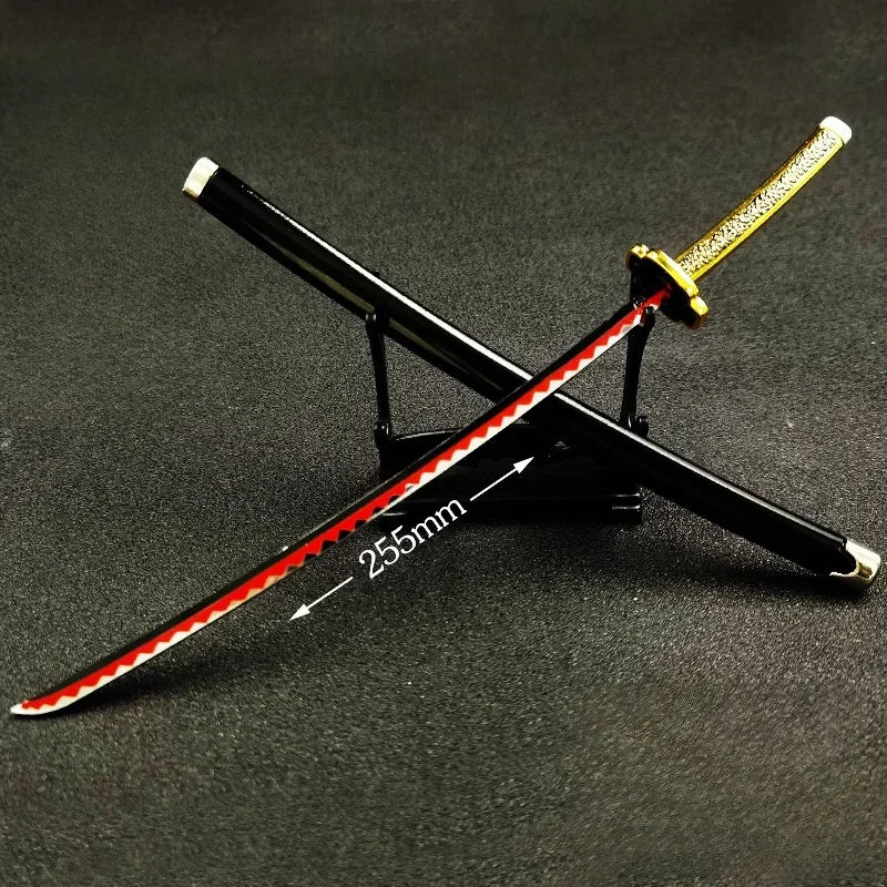 25cm Demon Slayer Katana – Kimetsu No Yaiba Real-Size Samurai Sword Anime Cosplay Prop & Home Decor