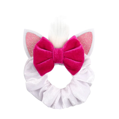 Velvet Mouse Scrunchies - Cute Elastic Ponytail Holders & Hair Accessories for Girls