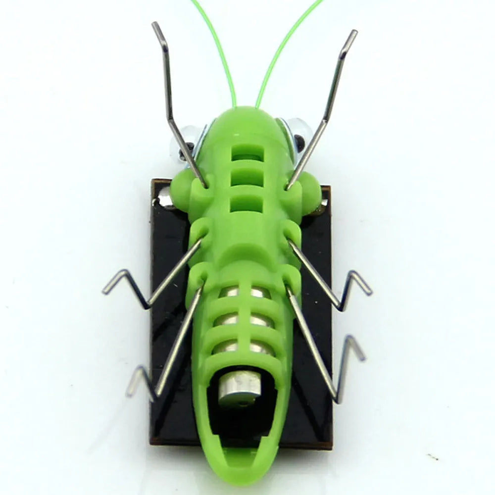 Solar-Powered Grasshopper Toy – Fun Moving Insect Puzzle for Boys and Girls, Science Education Gift