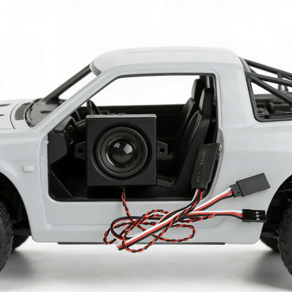 RC Diesel Engine Sound Simulator Module - 5W 8Ω Speaker with Realistic Variable Frequency Sound for RC Trucks, Excavators & Cars