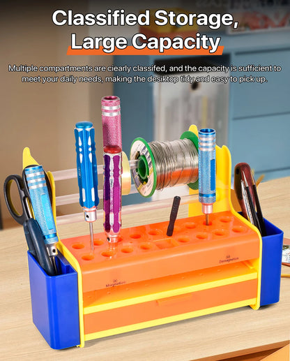 9IMOD Screwdriver Storage Rack – Multifunctional Organizer for RC Repair Tools, Hex & Cross Driver Desktop Stand