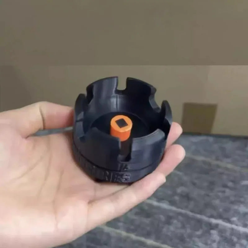 Threaded Rod Zipper Drill Adapter - Quick-Release Nut Socket Wrench Tool