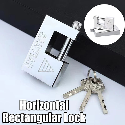 Multifunctional Keyed Padlock – Waterproof, Anti-Rust, Anti-Theft Door & Window Lock with 3 Keys