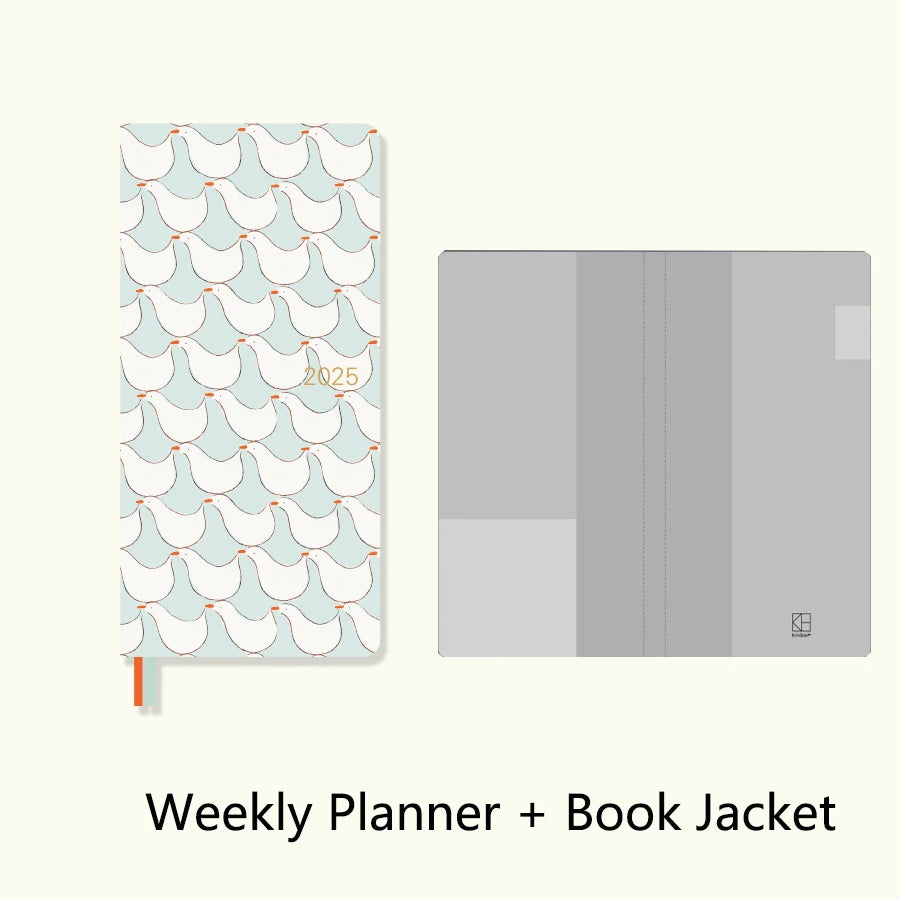 Kinbor 2025 Weekly Planner – Two Pages per Week Schedule Book for Time Management & Daily Efficiency