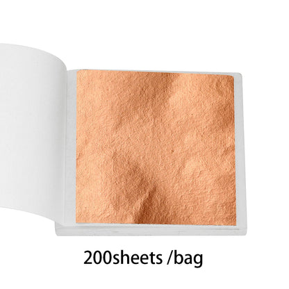 100-200 Sheets Imitation Gold Foil Paper – Gilding DIY Epoxy Resin Jewelry Making & Craft Decoration