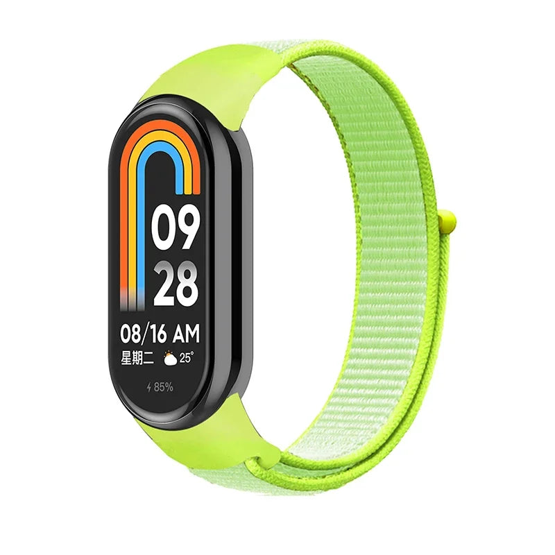 Sport Nylon Loop Strap for Xiaomi Mi Band 9 8 NFC – Replacement Wristband for Mi Band 7 6 5 4 3