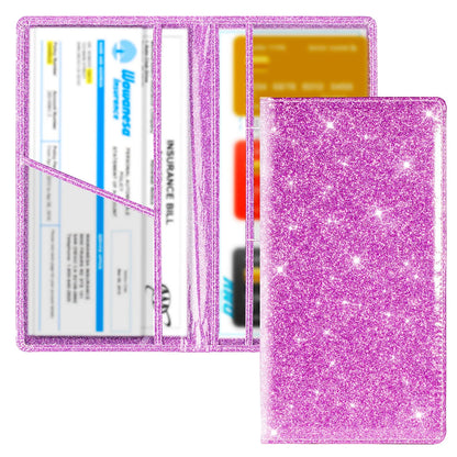 Car Registration & Insurance Card Holder – Vehicle License Document Glove Box Organizer