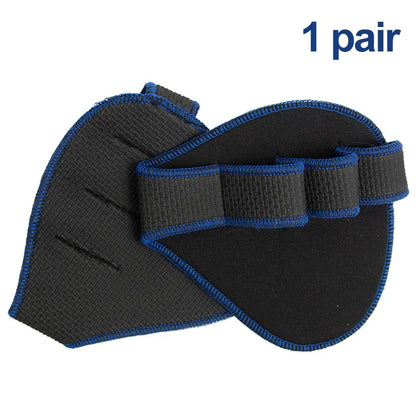 Half-Finger Gym Fitness Gloves – Palm Protectors for Weightlifting, Dumbbell Grips & Workout Training
