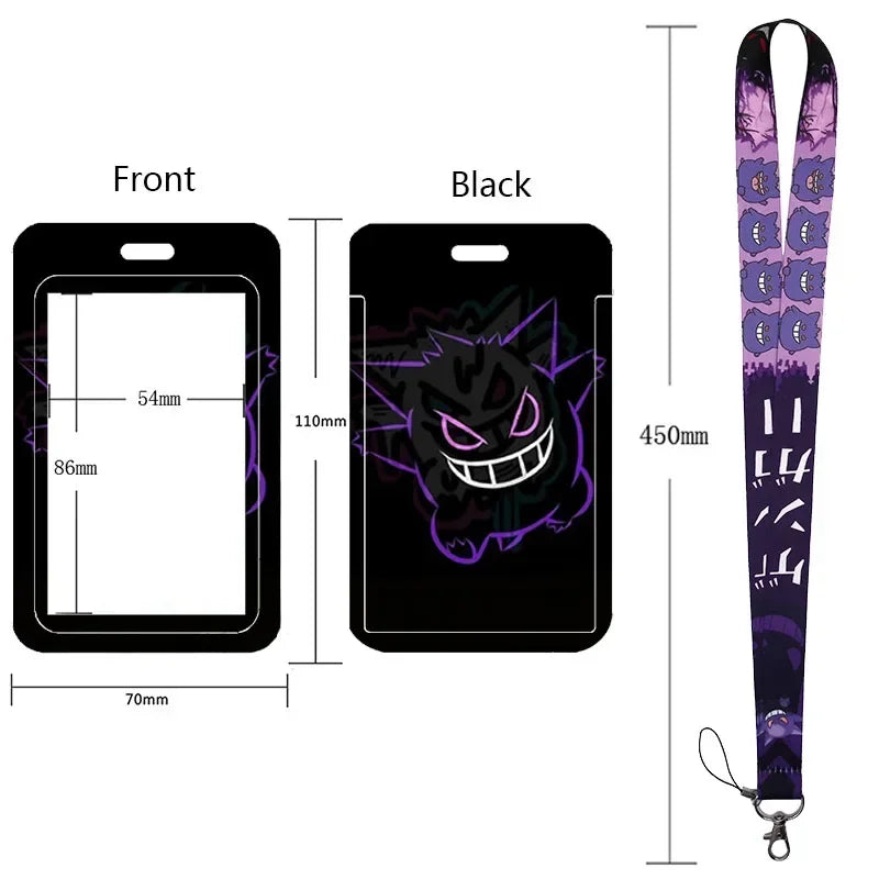 Pikachu Neck Strap Lanyard for Keys – ID Badge Holder, Keychain, Key Rings, Fashion Accessory Gift