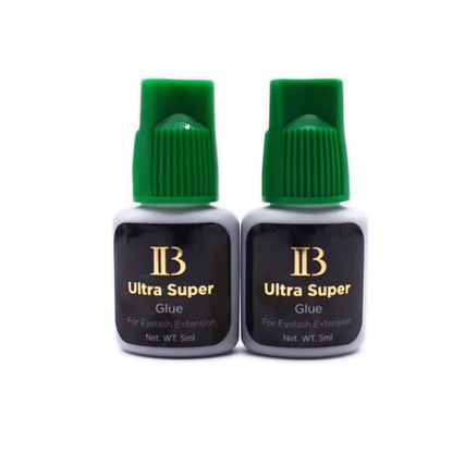 IB Glue Set for Eyelash Extensions — Lash Primer and Remover with Fast-Drying, Long-Lasting Adhesive for False Lashes