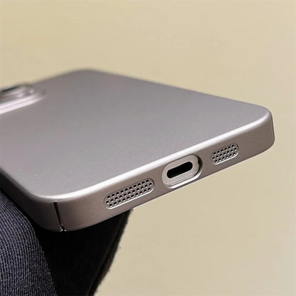 Matte Armor iPhone Case - Rugged Slim Plastic Cover with Camera Protection for iPhone 11–18, Air, Plus & Pro Max Models