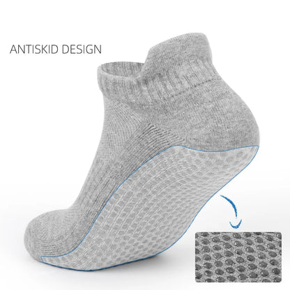 Women’s Pilates & Yoga Socks – Anti-Slip Breathable Ankle Socks for Ballet, Fitness, and Gym Workouts