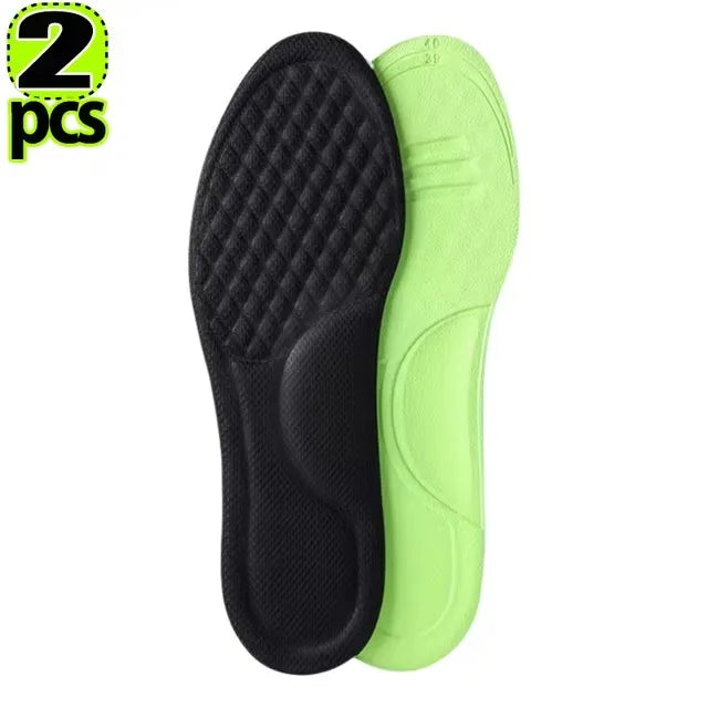 Memory Foam Orthopedic Shoe Insoles – Soft Deodorizing & Sweat-Absorbing Antibacterial Sports Insoles (2/12 Pairs) Shoe Comfort Inserts
