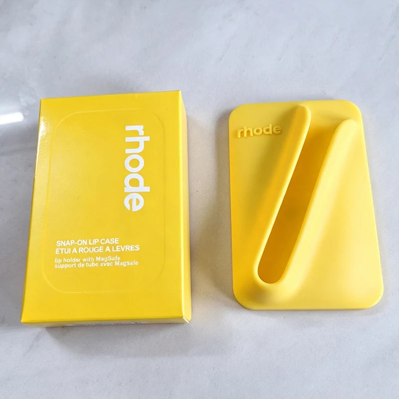 RHODE Magnetic Lip Case - MagSafe Compatible iPhone Cover with Lip Gloss Holder for iPhone 17 Air 16 15 14 13 12 11 Pro Max