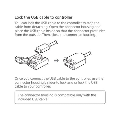 New USB Charging Cable with Fixed Interface Lock – Connector for PS5 Edge Controller Gamepad Accessories