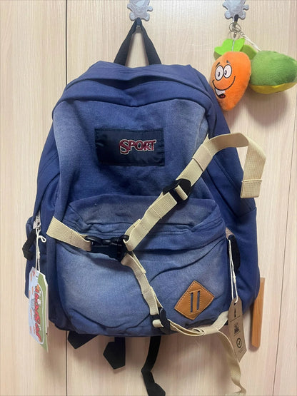 Spider-Man Denim Backpack – Andrew Garfield Travel Bookbag for Kids, Boys, Laptop & Birthday Gift