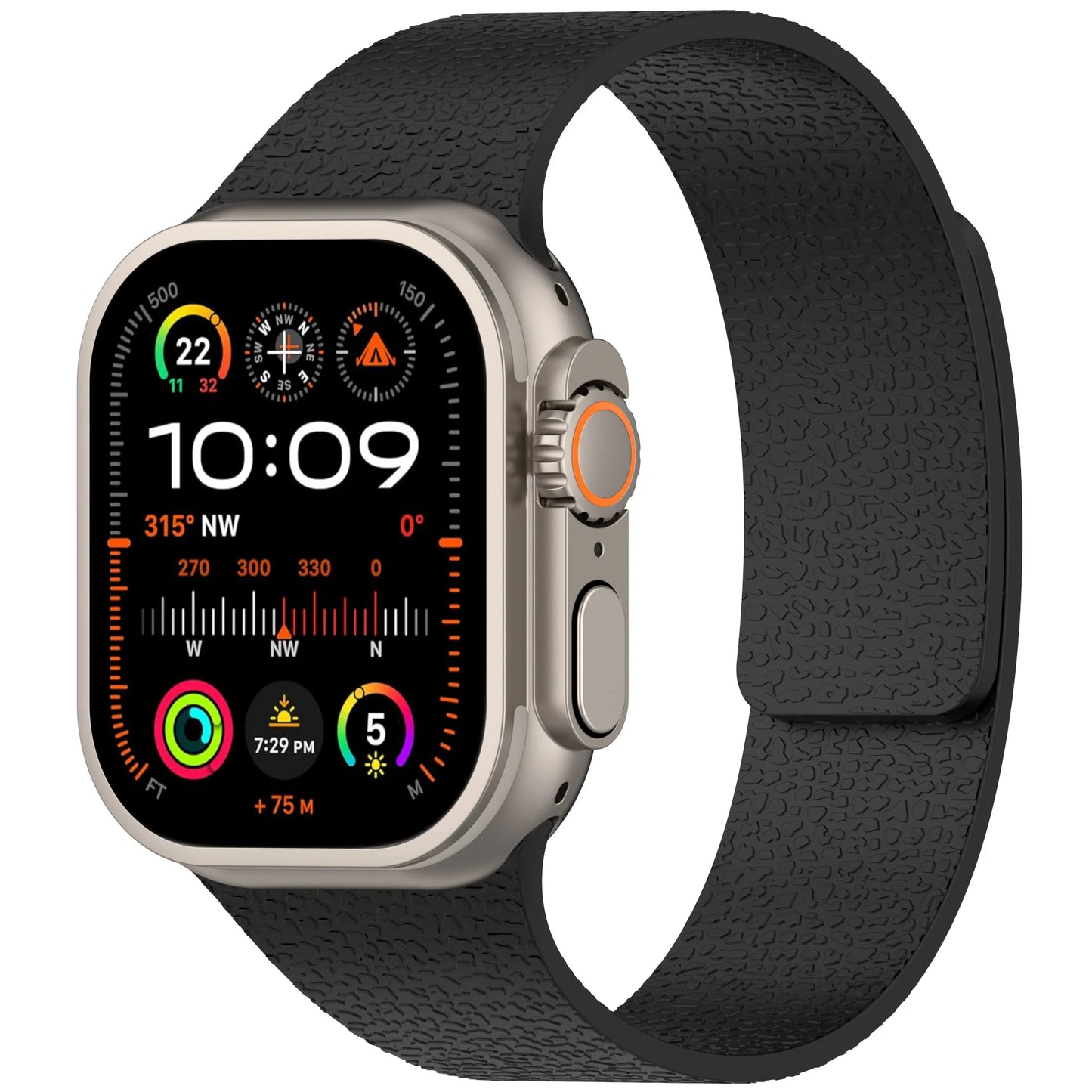 Magnetic Apple Watch Strap – Compatible with Ultra 2, Series 6–10 & SE (38mm–49mm) iWatch Bracelet