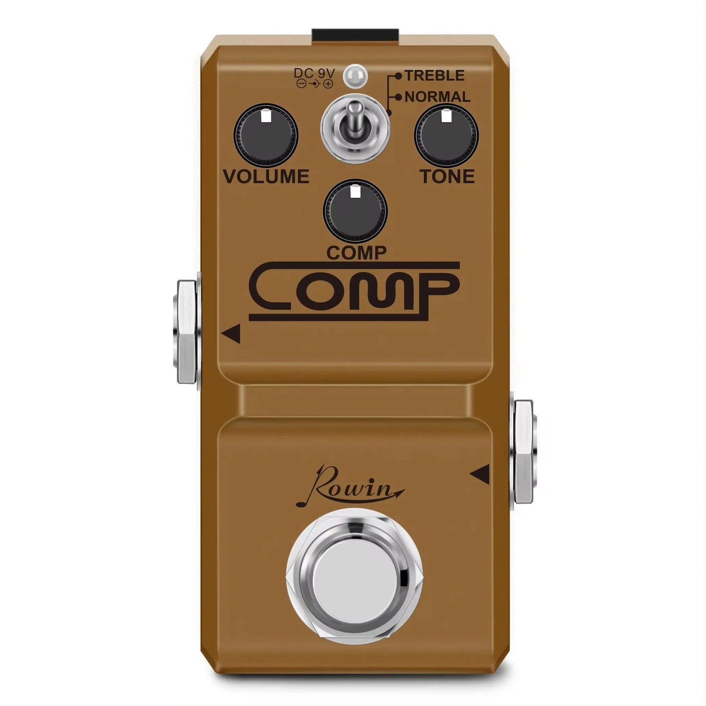 Rowin Guitar Effects Pedal – Noise Gate, Delay, Chorus, Vibrato, Phaser, Flanger, Booster, EQ, Fuzz, Metal, Distortion, and Blues Drive