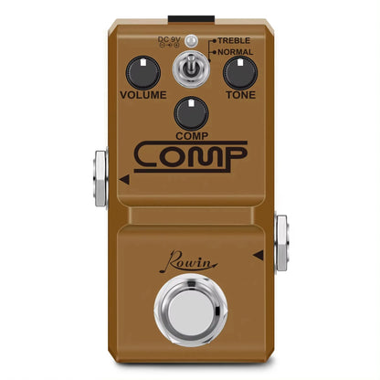 Rowin Guitar Effects Pedal – Noise Gate, Delay, Chorus, Vibrato, Phaser, Flanger, Booster, EQ, Fuzz, Metal, Distortion, and Blues Drive
