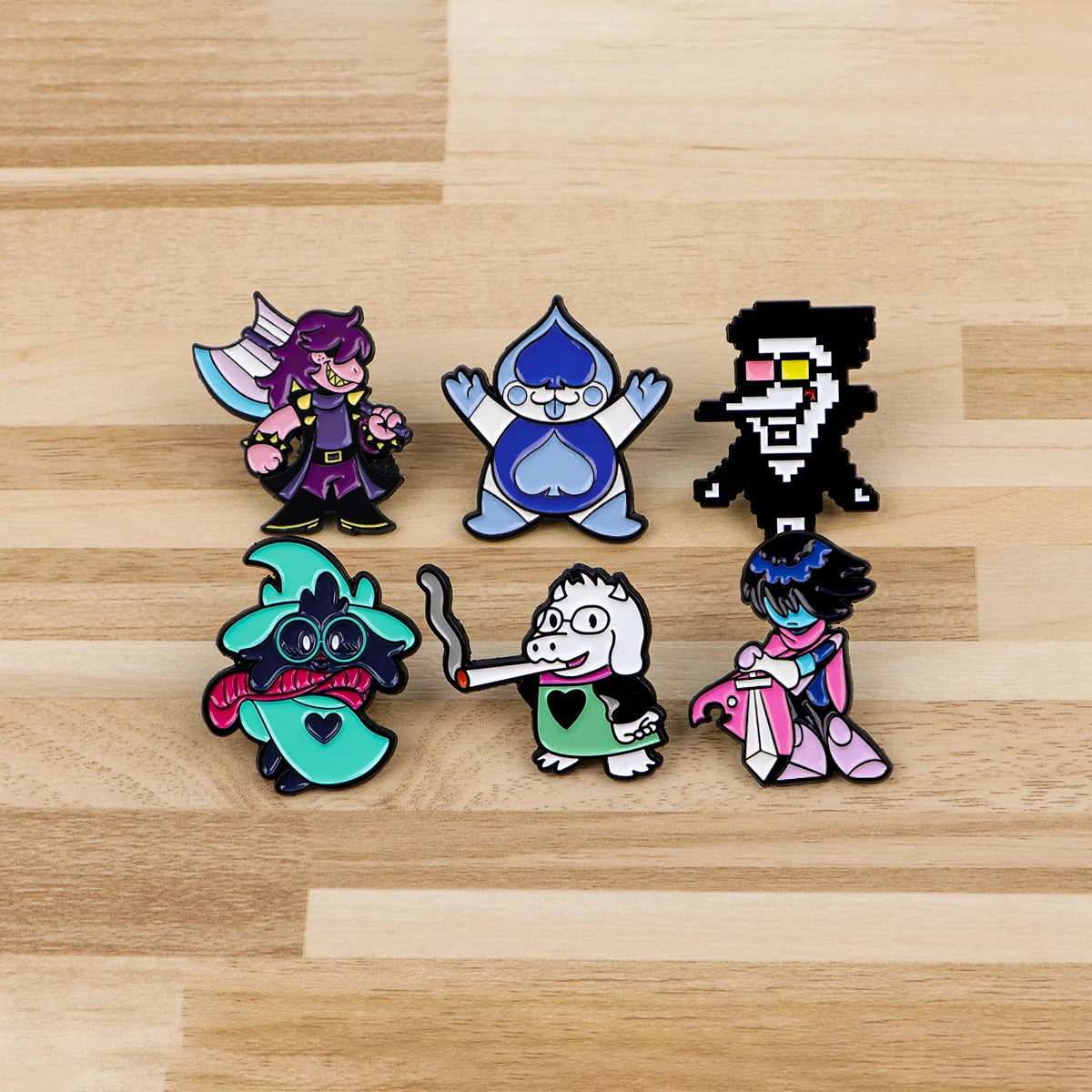 Cartoon Game Enamel Pins - Anime Pixel Brooch Lapel Badges for Backpacks & Clothing
