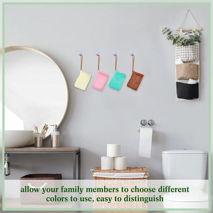 Thicken Nylon Soap Saver Bag Pouch for Plentiful Bubble Foam - Exfoliating Soap Mesh Bags for Shower Soaps Holder Pocket