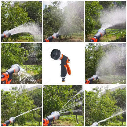 High-Pressure Garden Spray Gun Set - Home Irrigation, Lawn Watering, Garden Sprinkler & Car Wash Nozzle