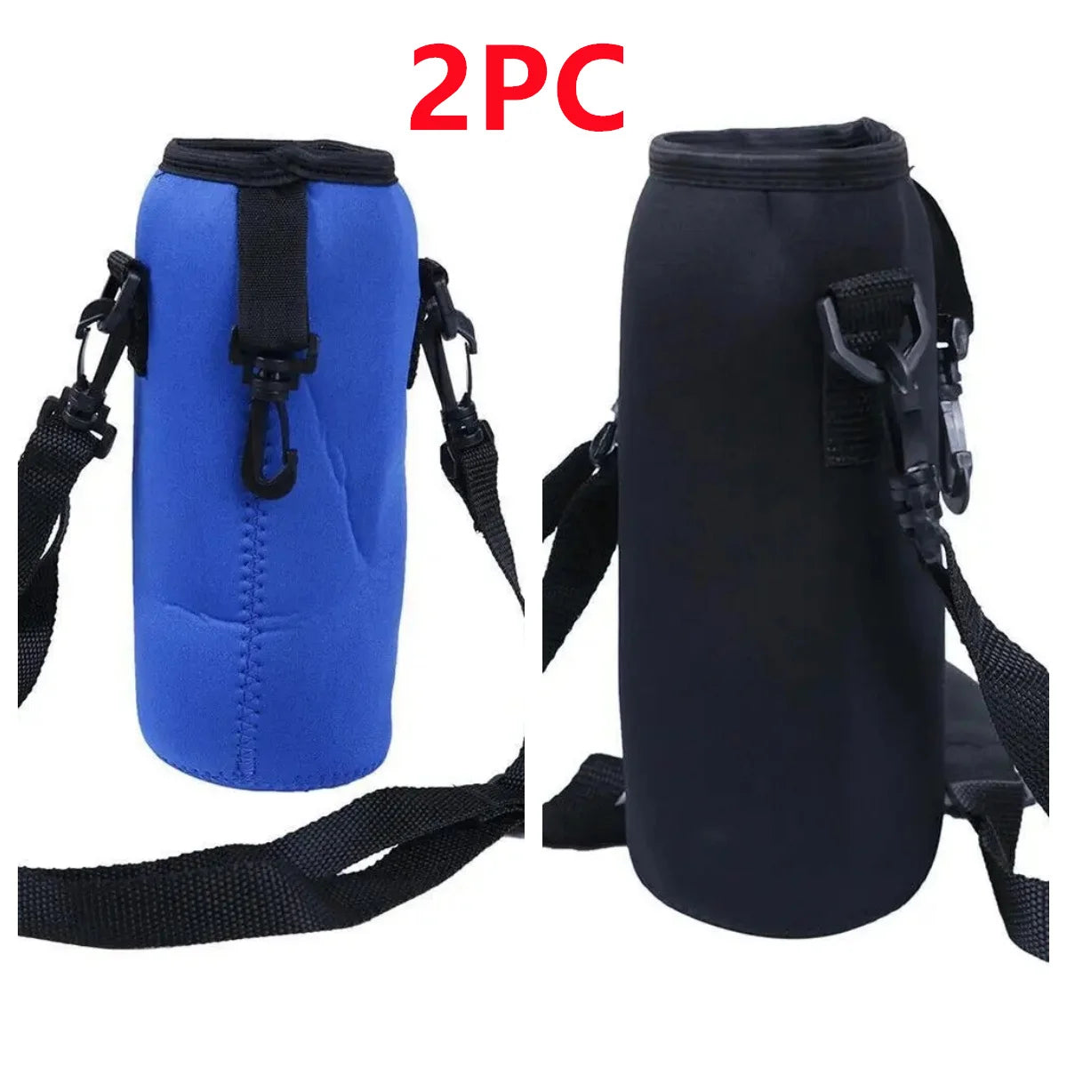 1000ML Neoprene Insulated Bottle Cooler Sleeve - Portable Carrying Case for Camping, Hiking & Sports Water Bottles