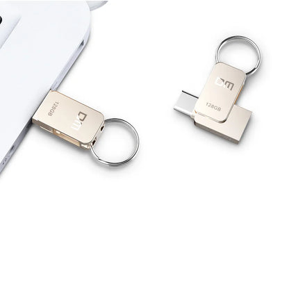 DM PD059 USB-C OTG Flash Drive – USB 3.0 Type-C Mini Pen Drive 32GB/64GB High-Speed Storage for Smartphone & PC Backup