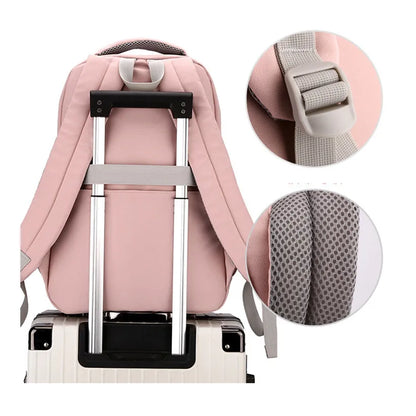 Girls’ School Backpack | Purple & Pink Large Capacity Bookbag for Kids, Primary Students Gift