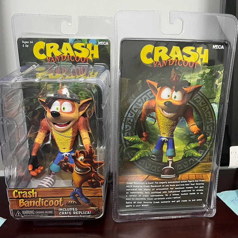 Crash Bandicoot Action Figure Toy – N. Sane Trilogy Game Character Collectible Gift