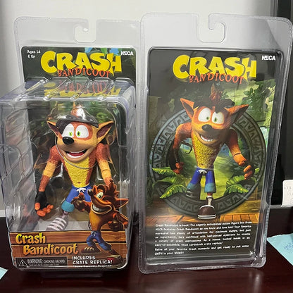 Crash Bandicoot Action Figure Toy – N. Sane Trilogy Game Character Collectible Gift