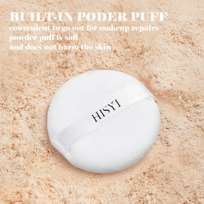 Transparent Makeup Setting Powder - Lightweight Waterproof Natural Finish Face Powder