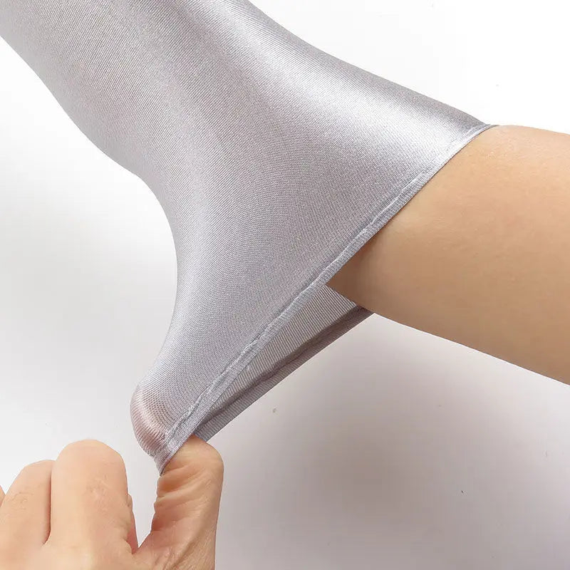52CM Women’s Elegant Spandex Long Gloves – Thin Soft Stretch Sun Protection Gloves for Stage Performance, Driving, Riding & Cosplay Party Wear