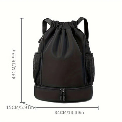 Sports Basketball Backpack — Waterproof Travel Bag for Outdoor, Swimming, Fitness, Hiking, Climbing, and Basketball Gear
