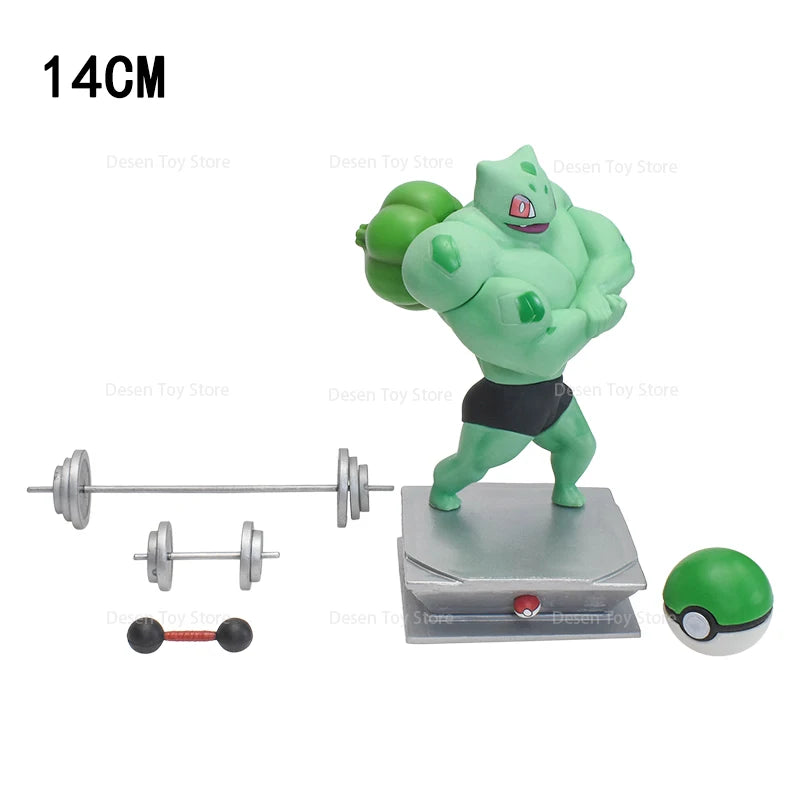13 Styles Pokémon Muscle Figures – Magikarp, Snorlax, Dugtrio, Psyduck, Squirtle, Bulbasaur, Gengar PVC Action Toys