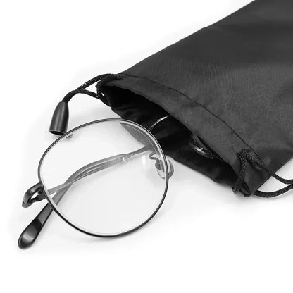 Portable Waterproof Microfiber Sunglasses Storage Bag, Soft Cloth Eyewear Carry Pouch, Dustproof Glasses Case (1-50pcs)