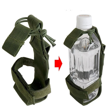 MOLLE Nylon Water Bottle Holder – Outdoor Camping & Hiking Belt Pouch for Canteen Carrier