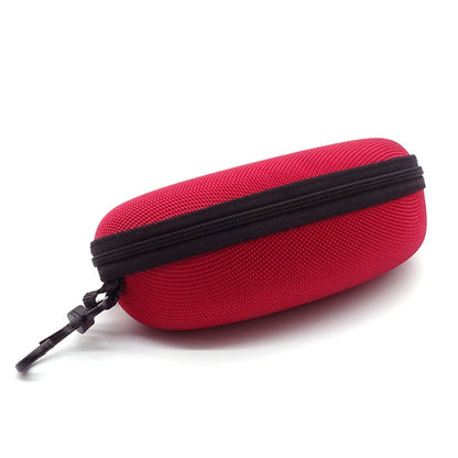 Hard Zipper Sunglasses & Reading Glasses Case - Durable Carry Bag for Travel & Storage, New