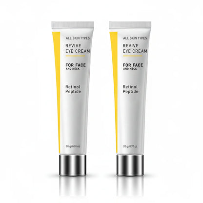 Revive Polypeptide Retinol Eye Cream – 20g Anti-Aging Moisturizer with Peptides and Hyaluronic Acid for Face, Neck & Eye Care