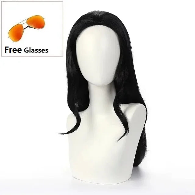 Nico Robin Cosplay Costume — Anime Dress Outfit with Glasses & Wig for Girls, Halloween & Carnival Party Suit