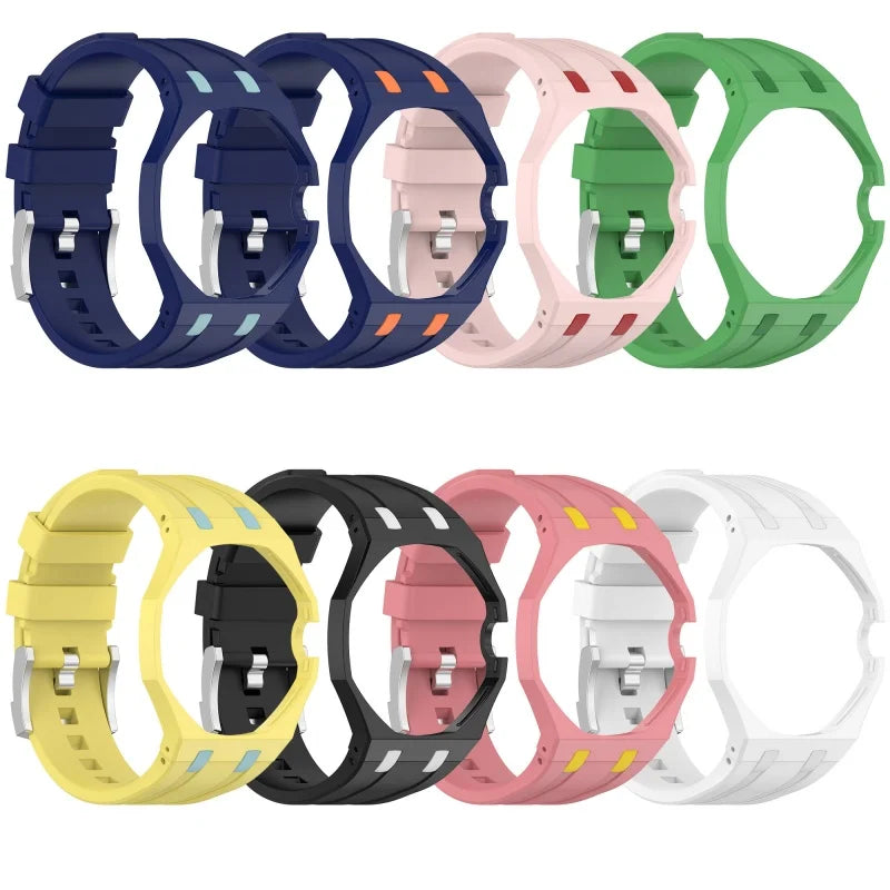2-in-1 Swatch X AP Royal Case Strap - Silicone Wristwatch Conversion Modification Accessories