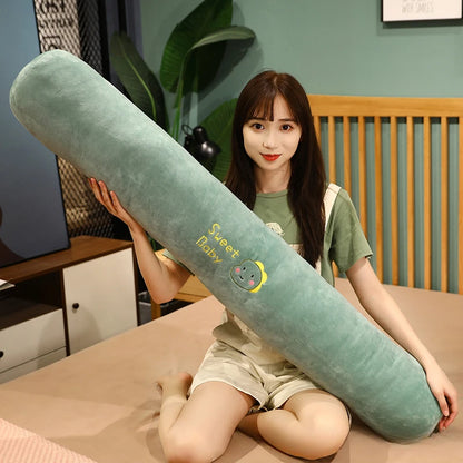 Rectangular Pillow for Girls – Multi-Functional Long Bolster Cushion for Pregnancy, Side Sleepers, and Bed Reading Support