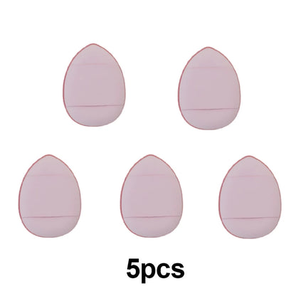 5/10Pcs Mini Finger Puff Foundation Sponge Set for BB Cream, Concealer & Powder - Makeup Applicator Tools