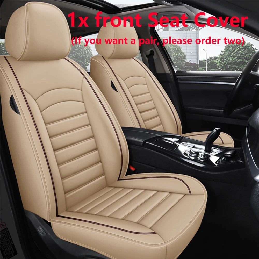 Universal Leather Car Seat Covers - BMW X1 X3 X4 X5 X6 F10 F20 320 520 525 E36 E46 Interior Seat Protector