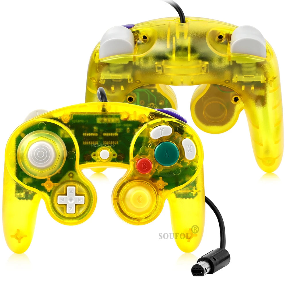 NGC Wired Handheld Joystick Controller – GameCube Gamepad Accessory for Nintendo