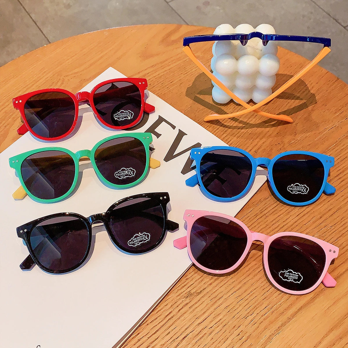 Kids Cartoon UV400 Sunglasses - Cute Outdoor Sun Protection Shades for Boys and Girls, Baby Sport Eyewear