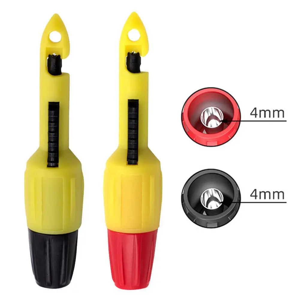 2PCS Insulation Wire Piercing Probes - 2mm/4mm Socket Test Hook Clips for Automotive Repair Testing