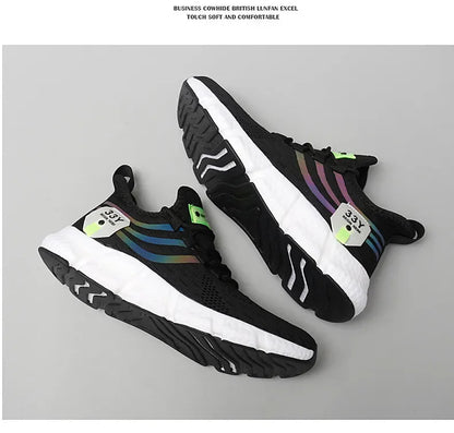2024 Men's Breathable Sneakers – Comfortable Casual Running & Tennis Shoes for Summer